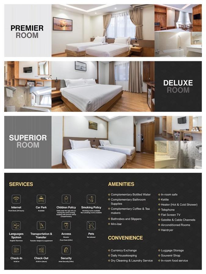 The Gandamar Hotel , Yangon Exteriör bild